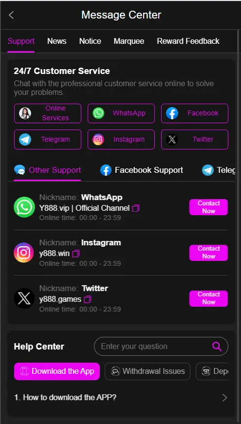 Y888 Game